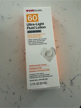 New CVS ultra light fluid lotion spf60